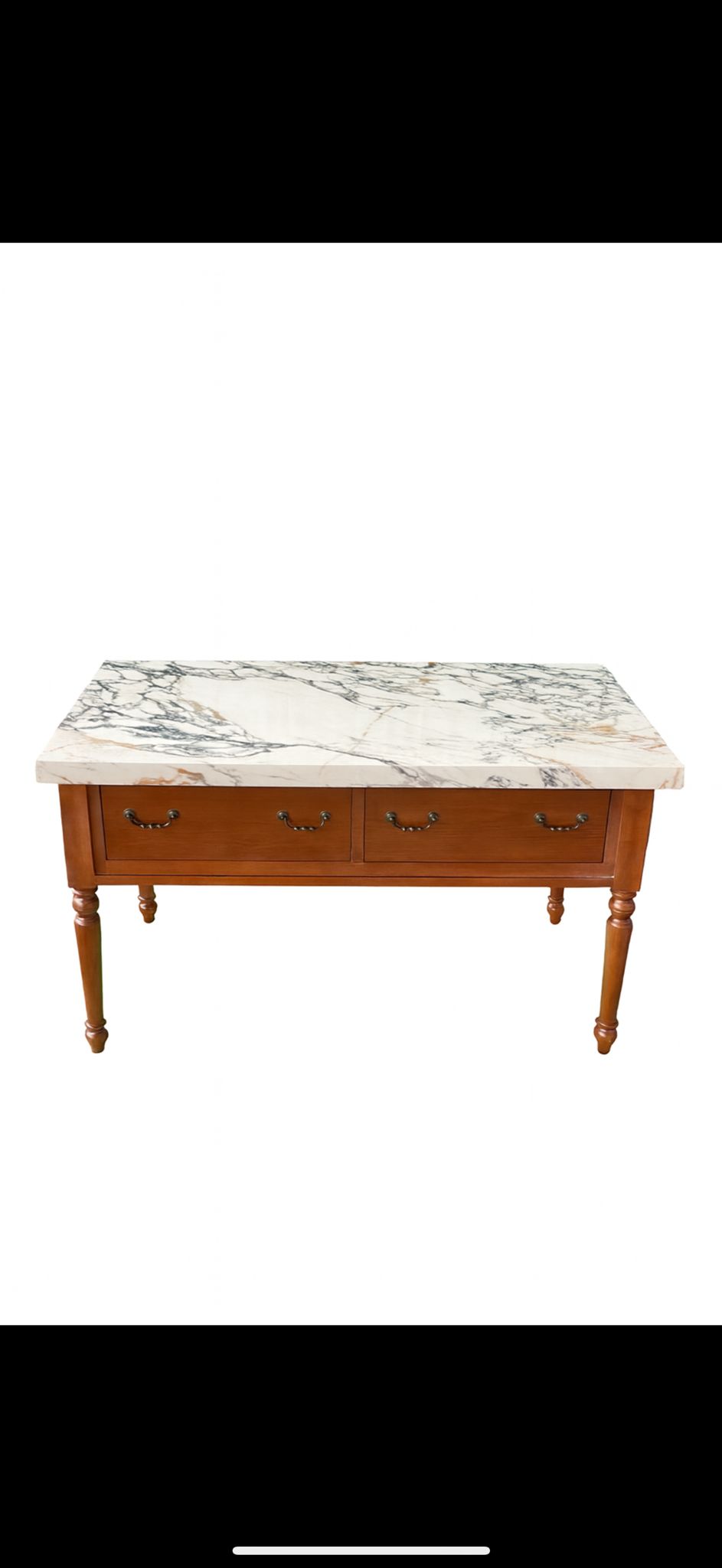 Marble sintered stone topped kitchen island - Arasbecato Gold